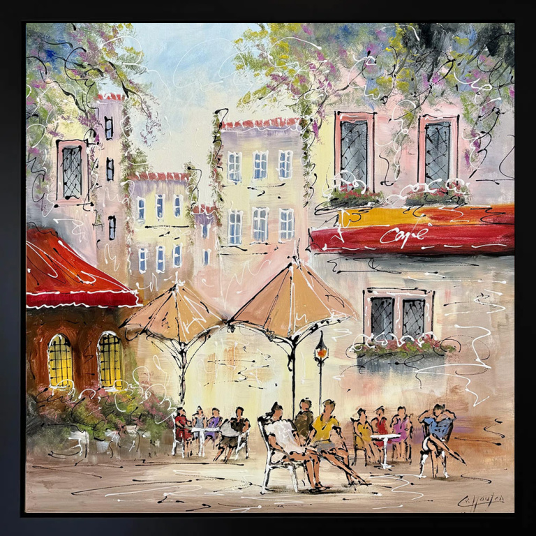 Schilderij Stadsgezicht IV