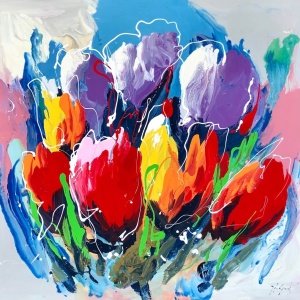 Bloemen Schilderij XVIII