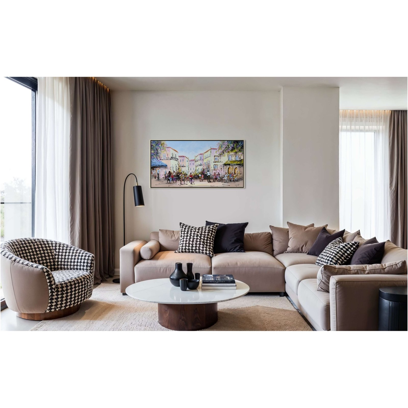 Schilderij Stadsgezicht V