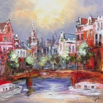 Schilderij Gracht I