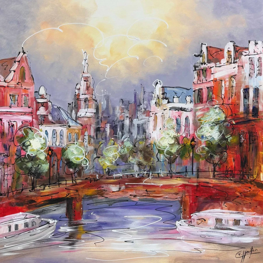 Schilderij Gracht I