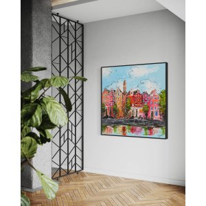 Schilderij Stadsgezicht I