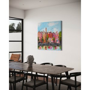 Schilderij Stadsgezicht I