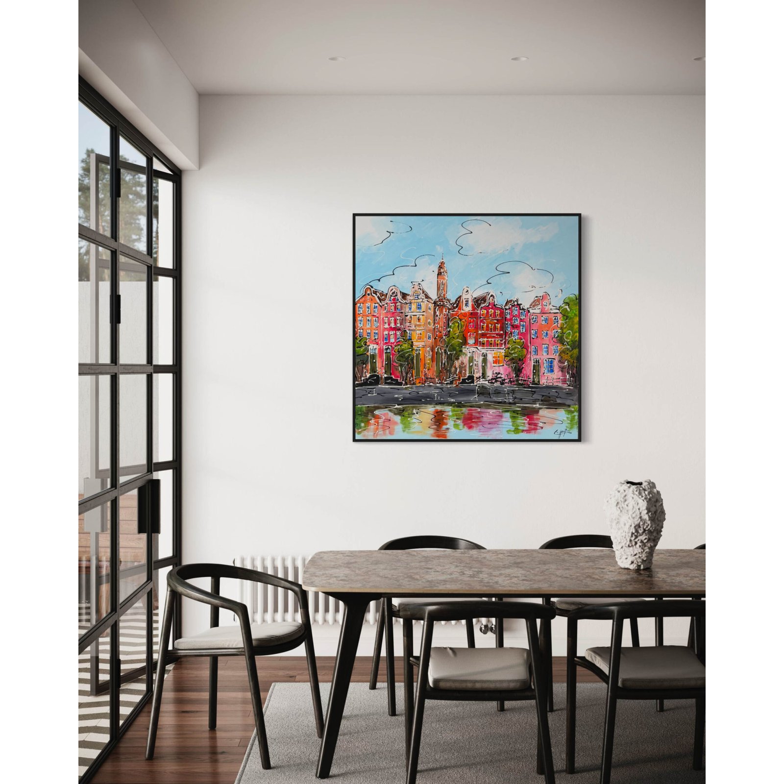 Schilderij Stadsgezicht I