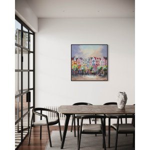 Schilderij Stadsgezicht III