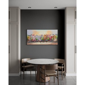 Schilderij Stadsgezicht II