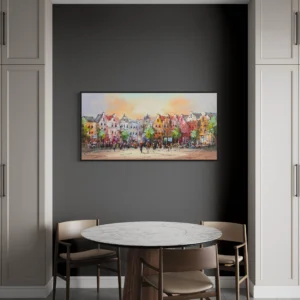 Schilderij Stadsgezicht II