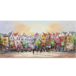 Schilderij Stadsgezicht II