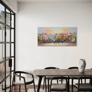 Schilderij Stadsgezicht II