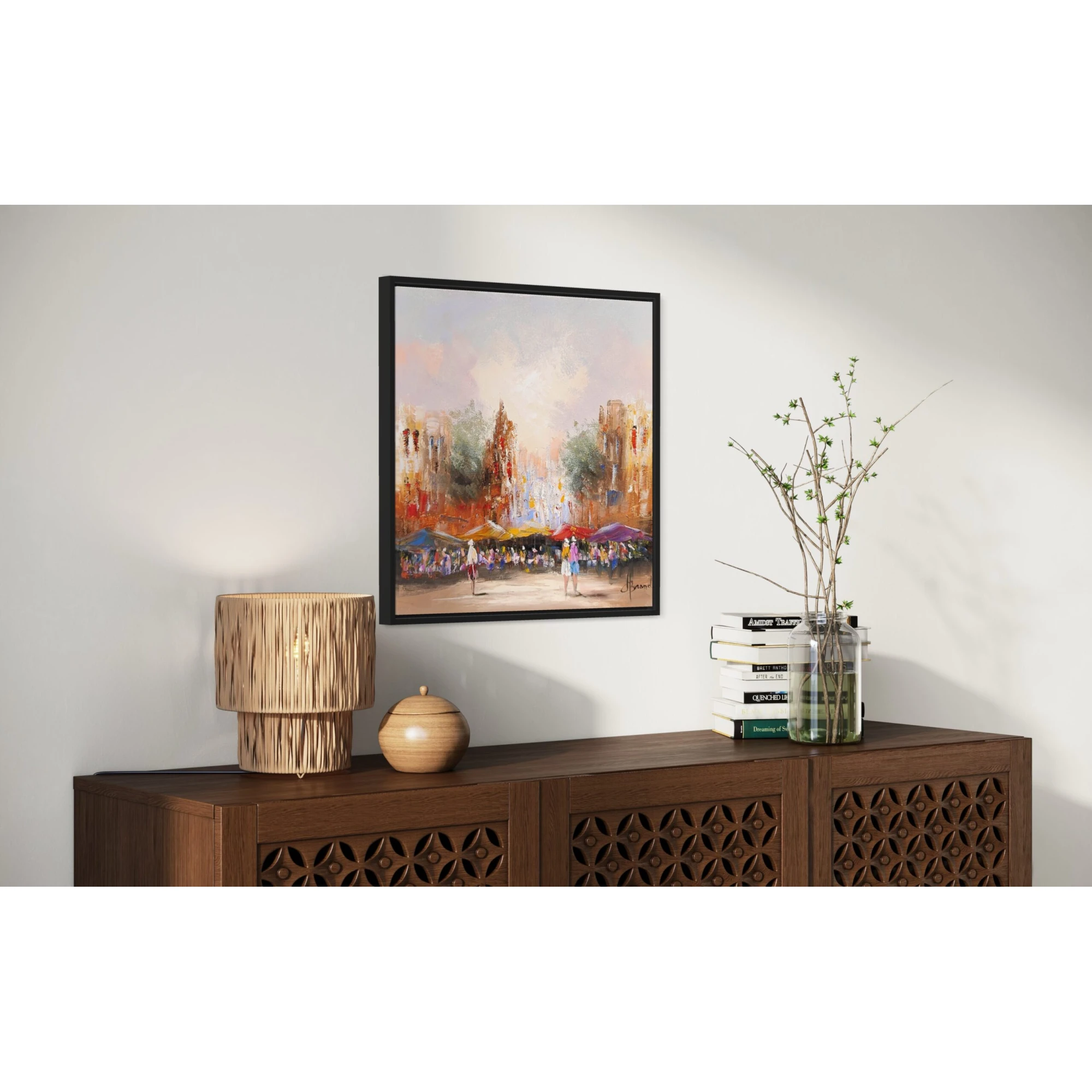 Schilderij Stadsgezicht I