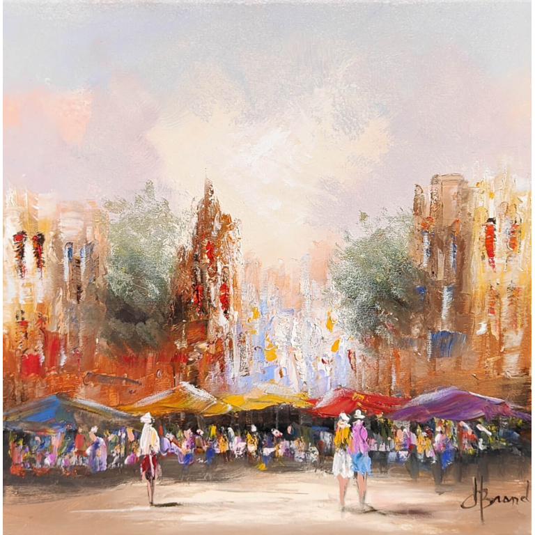 Schilderij Stadsgezicht I