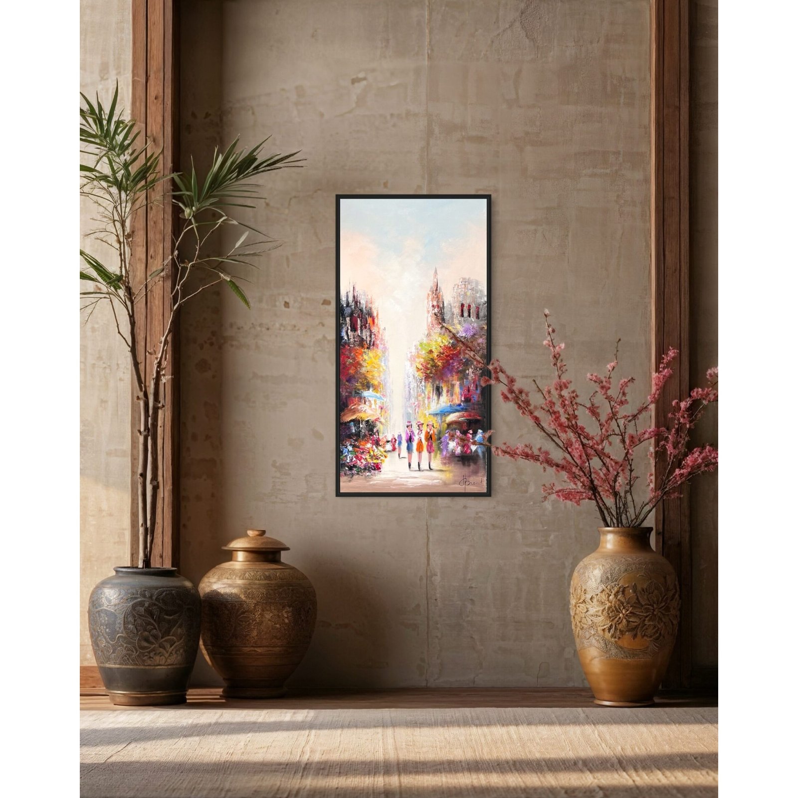 Schilderij Moderne Stad I