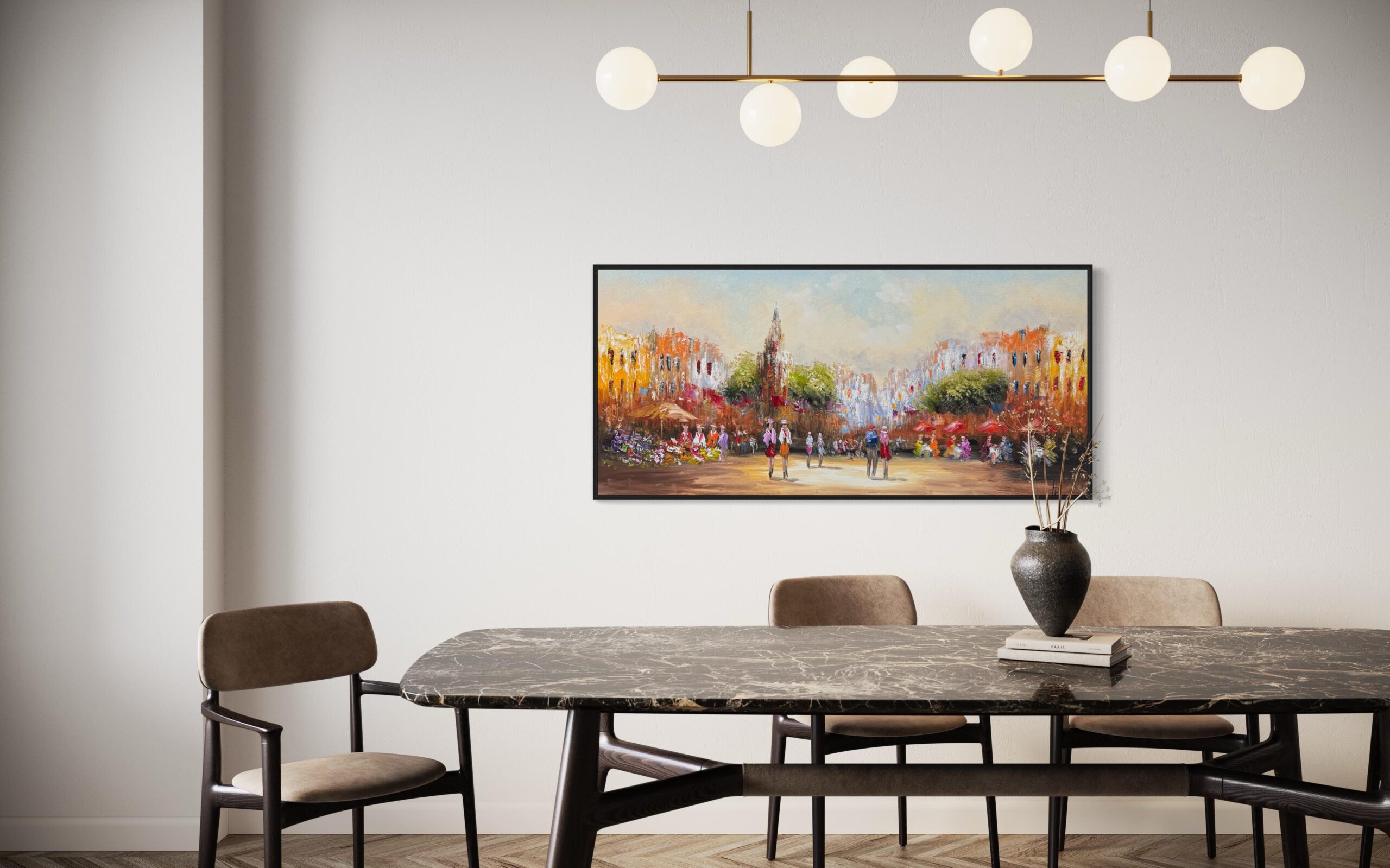 Schilderij Stadsgezicht II