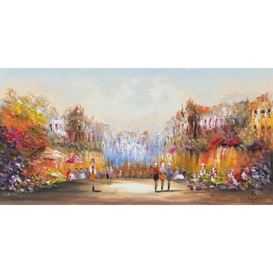 Schilderij Stadsgezicht II