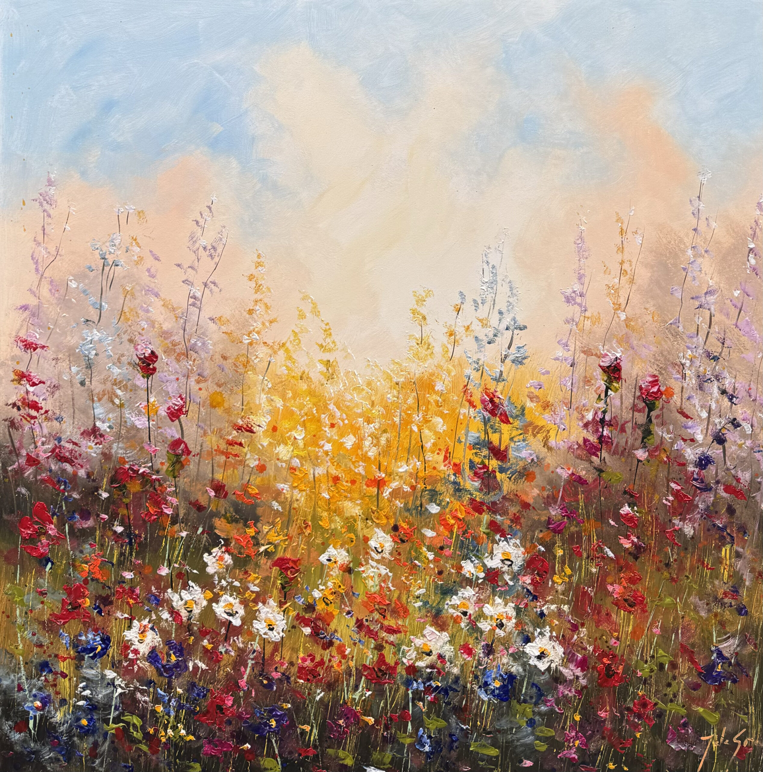 Bloemen Schilderij IV