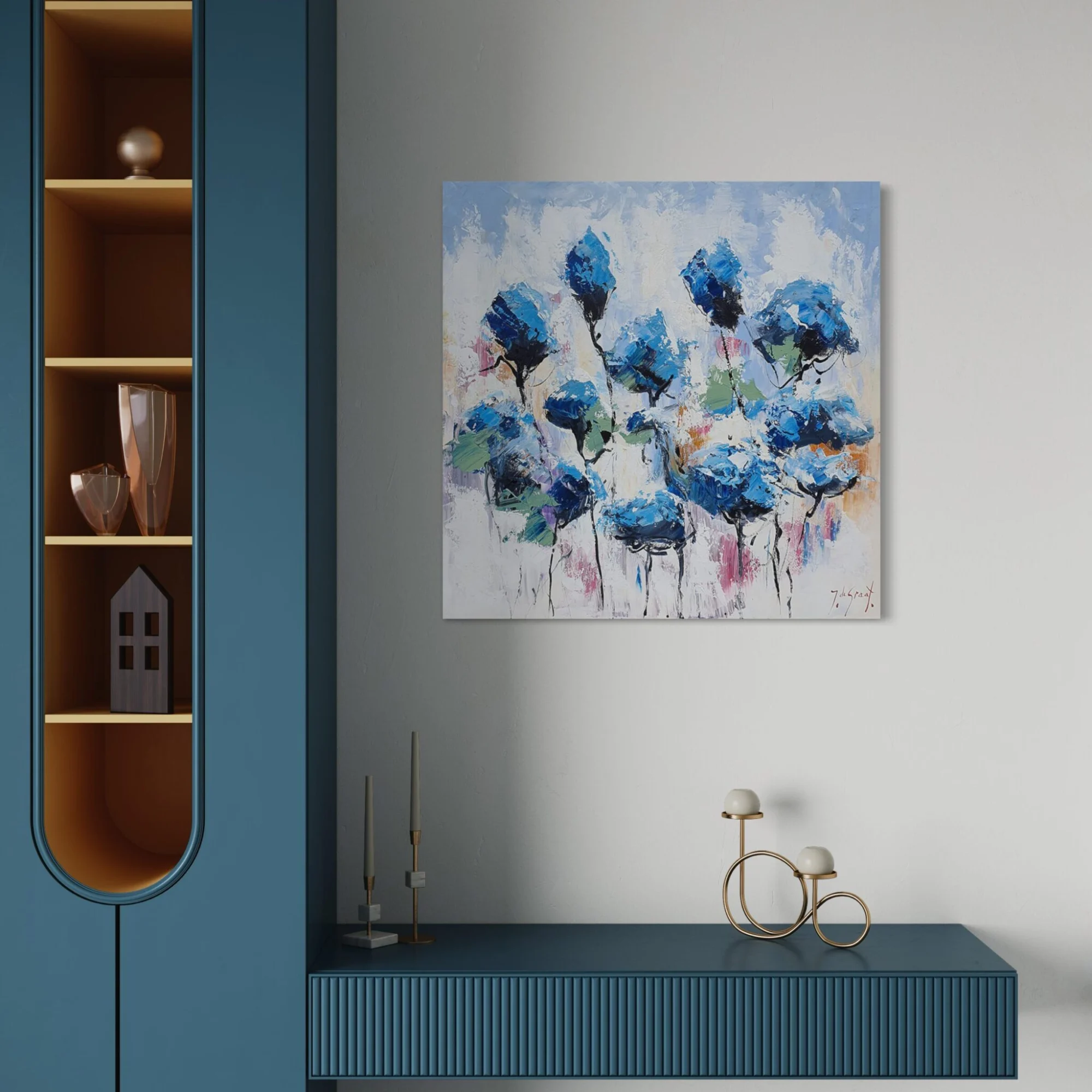 Bloemen Schilderij IX