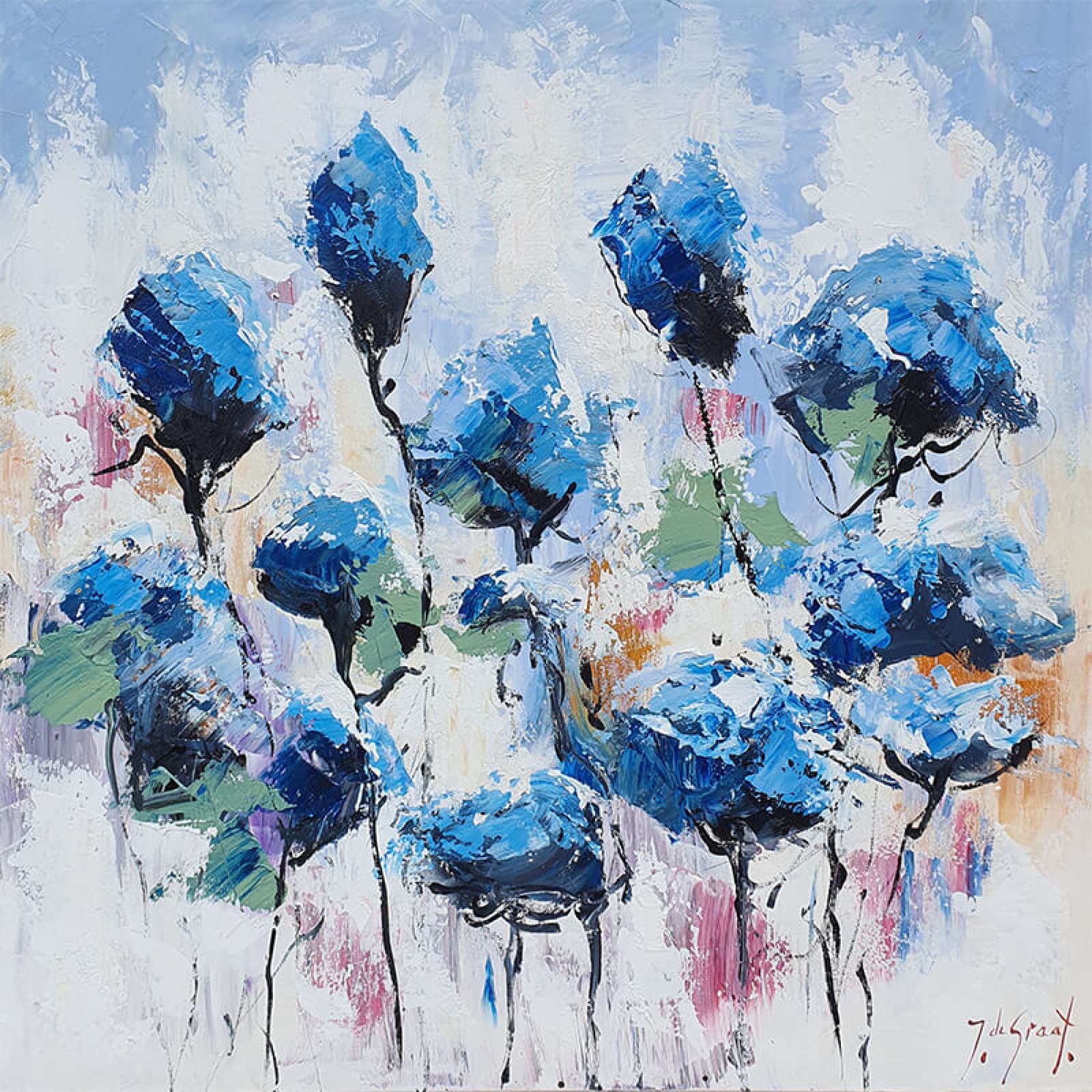 Bloemen Schilderij IX