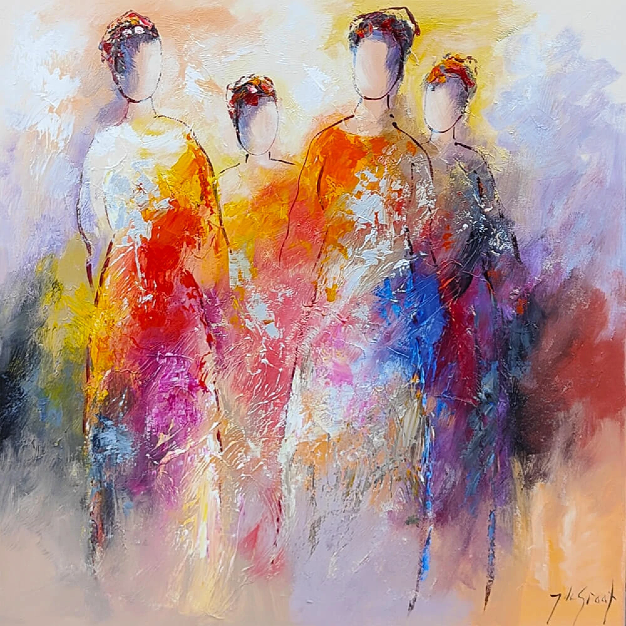 Vrouwen Schilderij IV