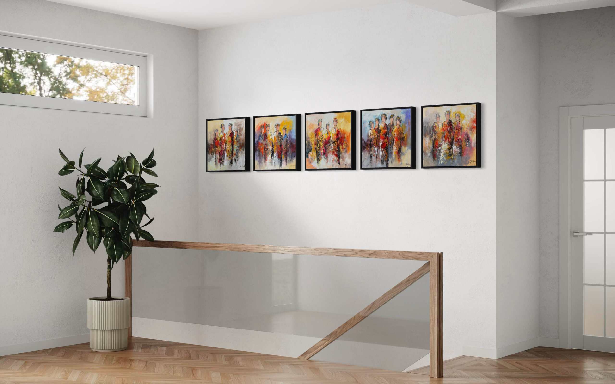 Vrouwen Schilderij IX