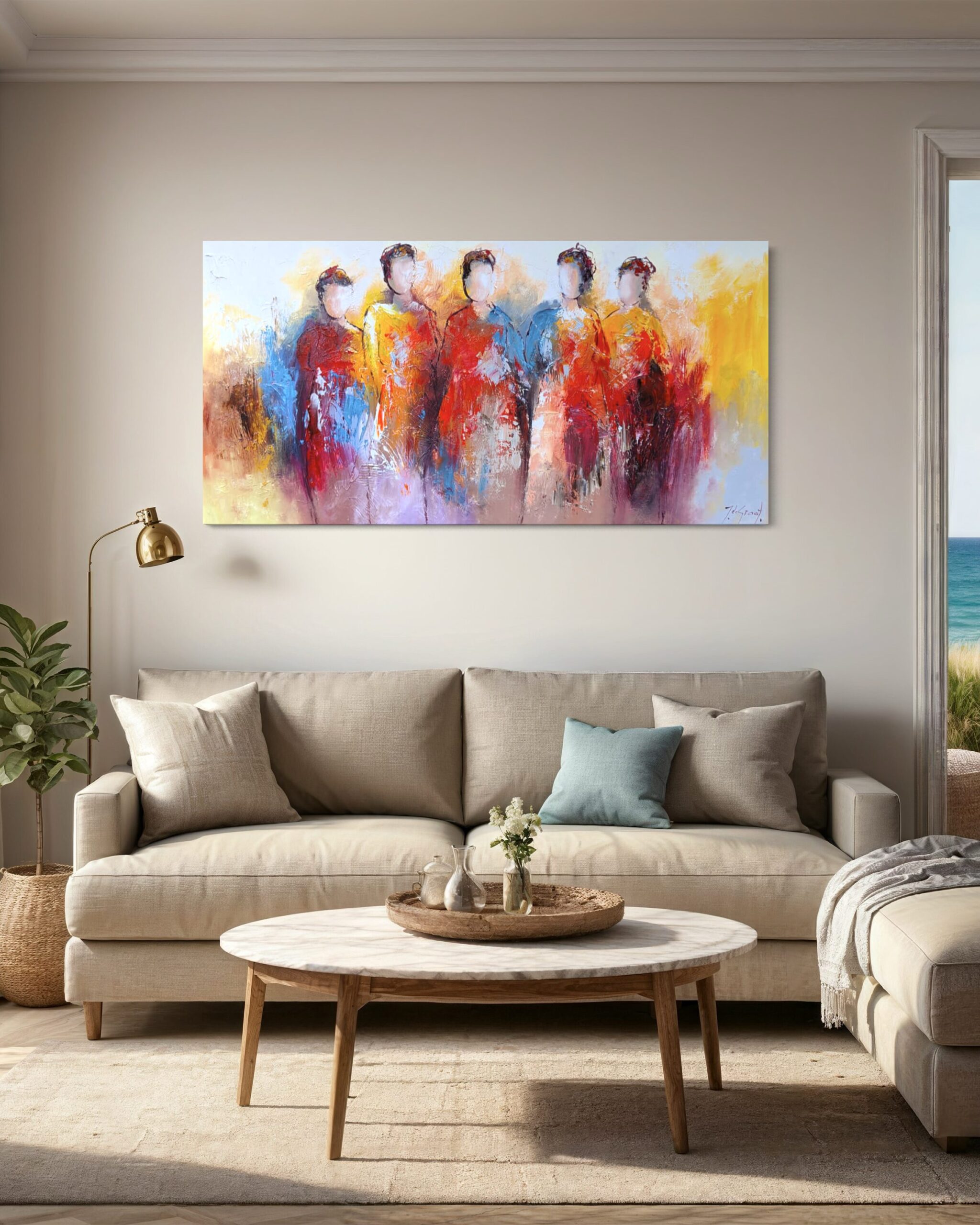 Vrouwen Schilderij V