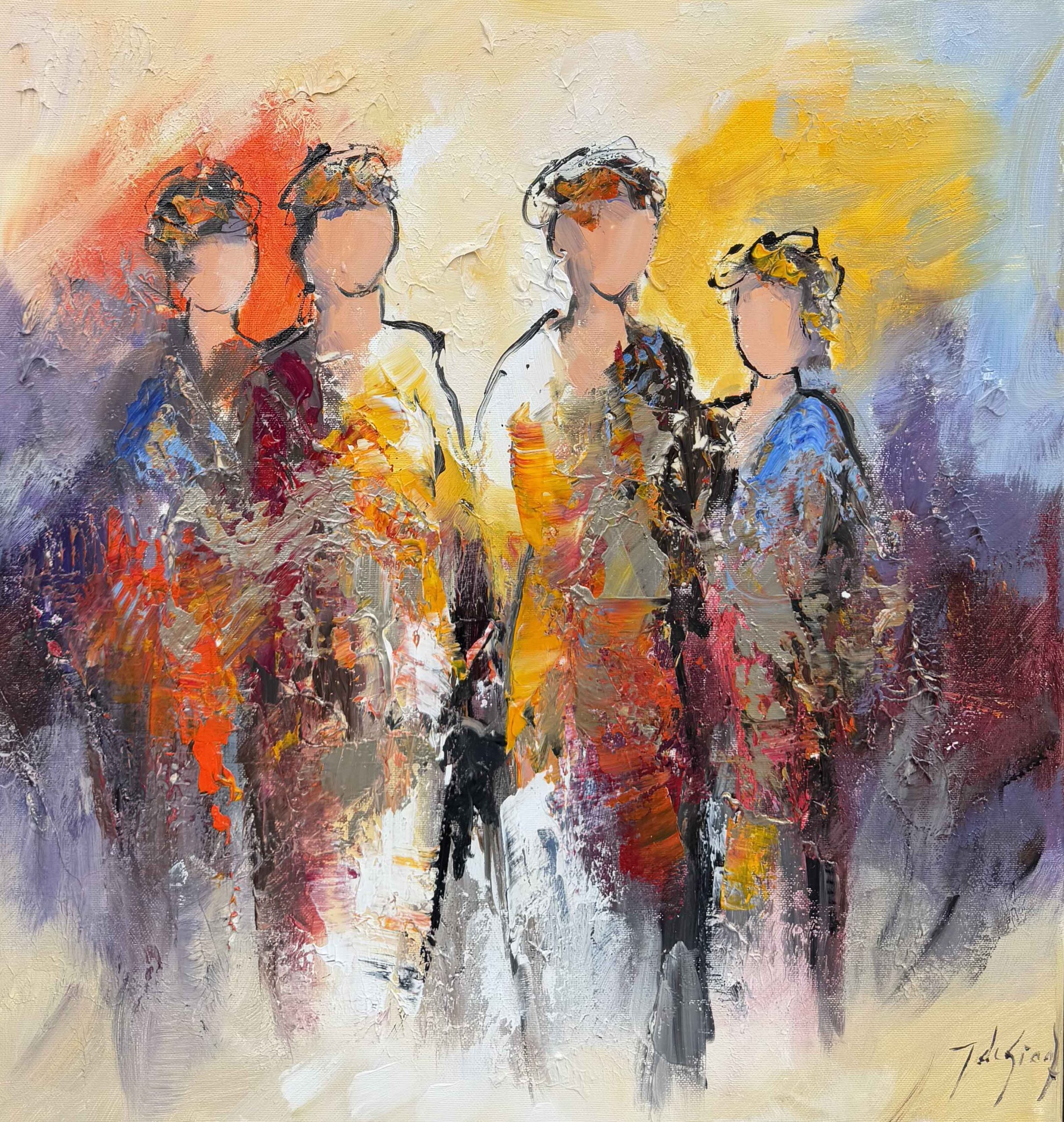 Vrouwen Schilderij XIII