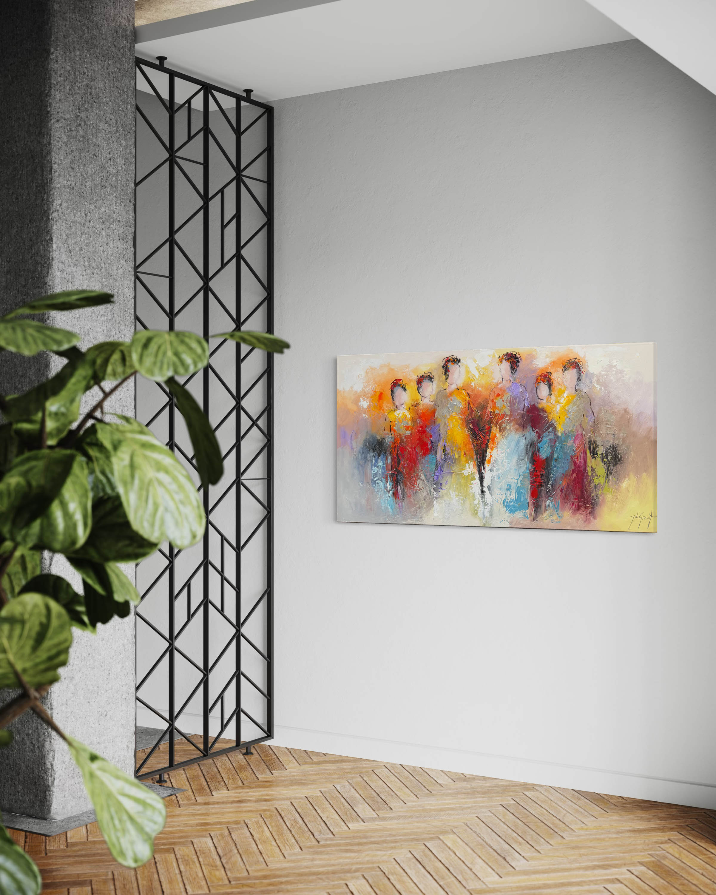 Vrouwen Schilderij XVIII