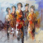 Vrouwen Schilderij XII