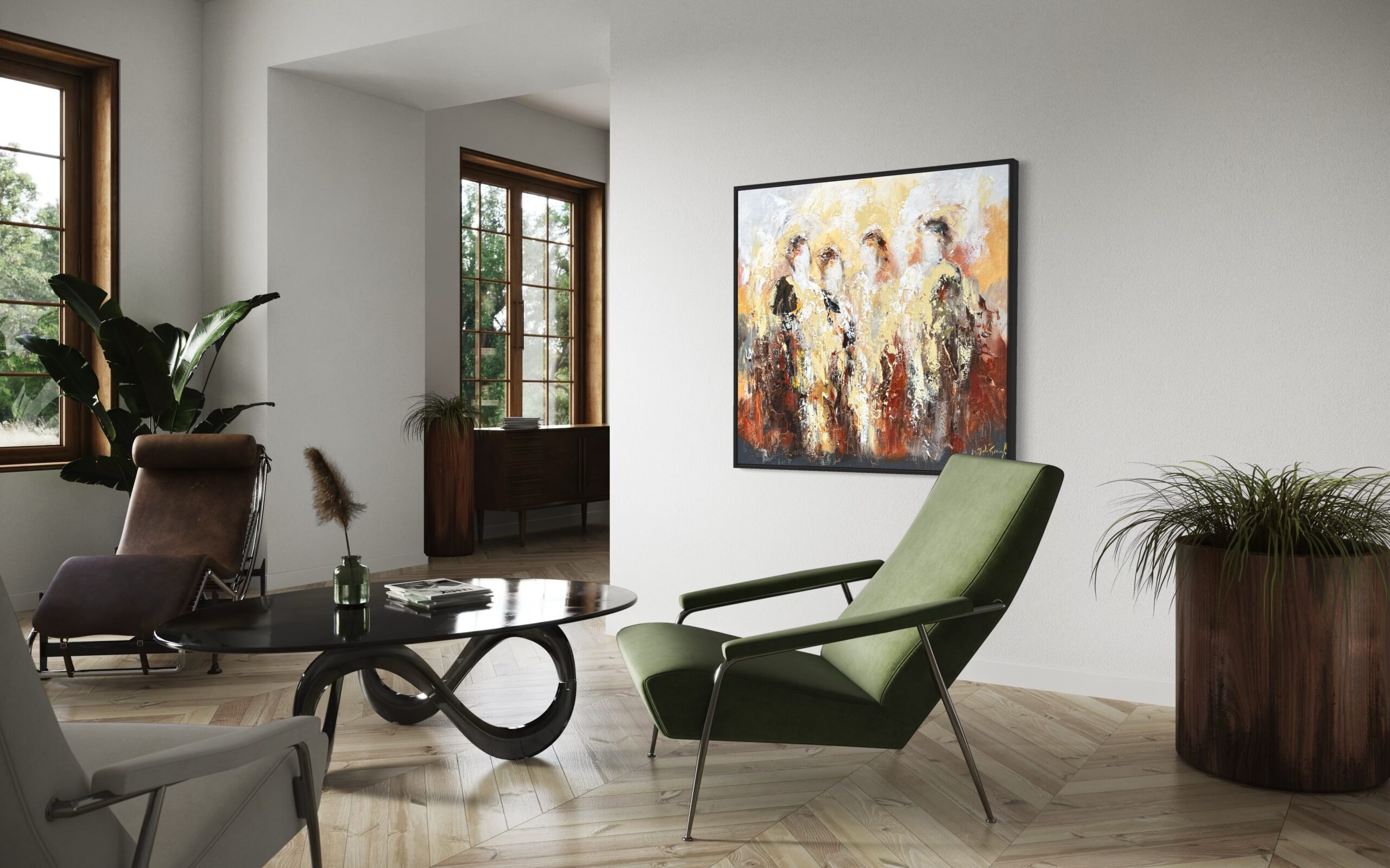 Vrouwen Schilderij XIX