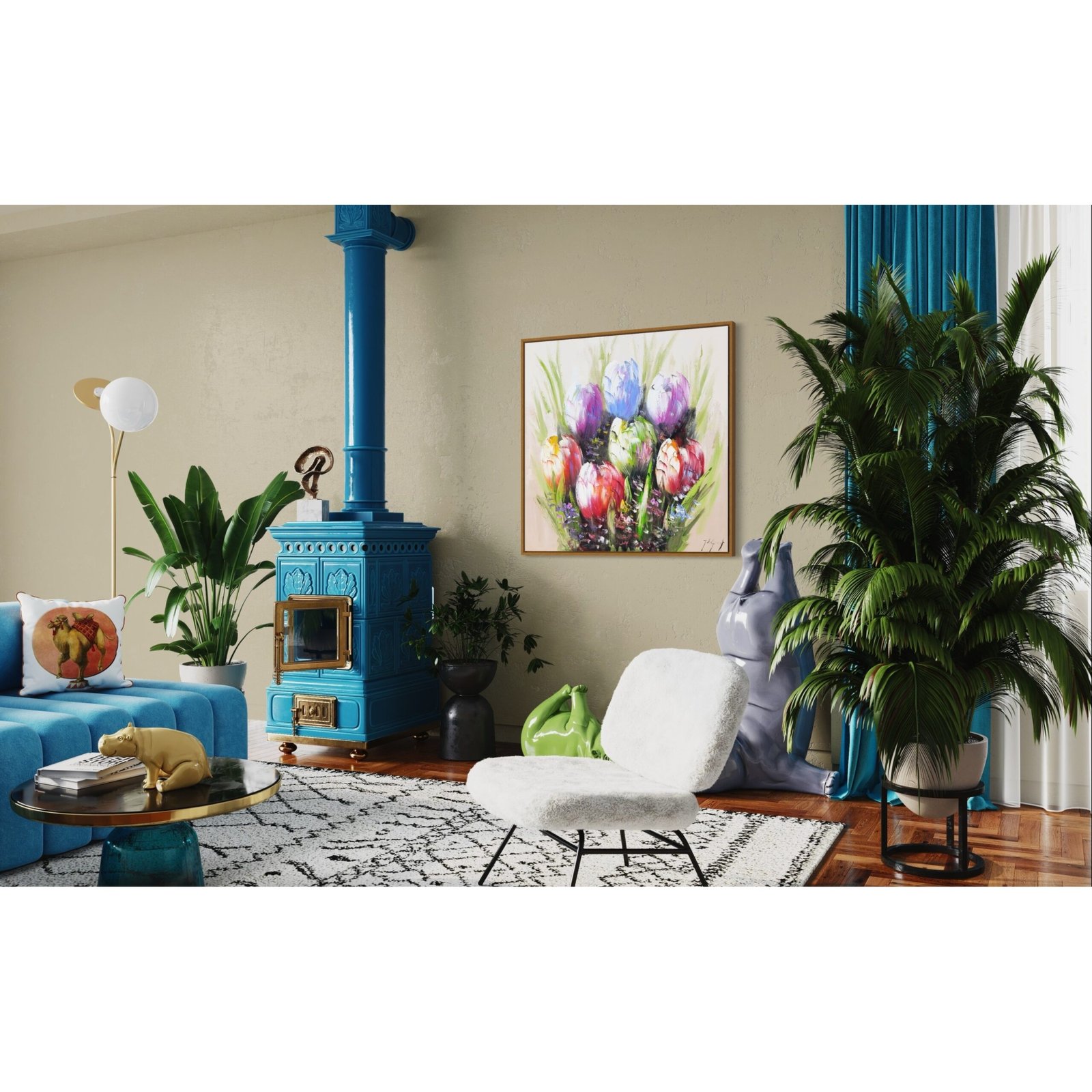 Bloemen Schilderij XVII