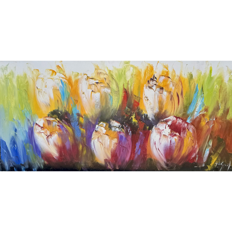 Bloemen Schilderij XIX