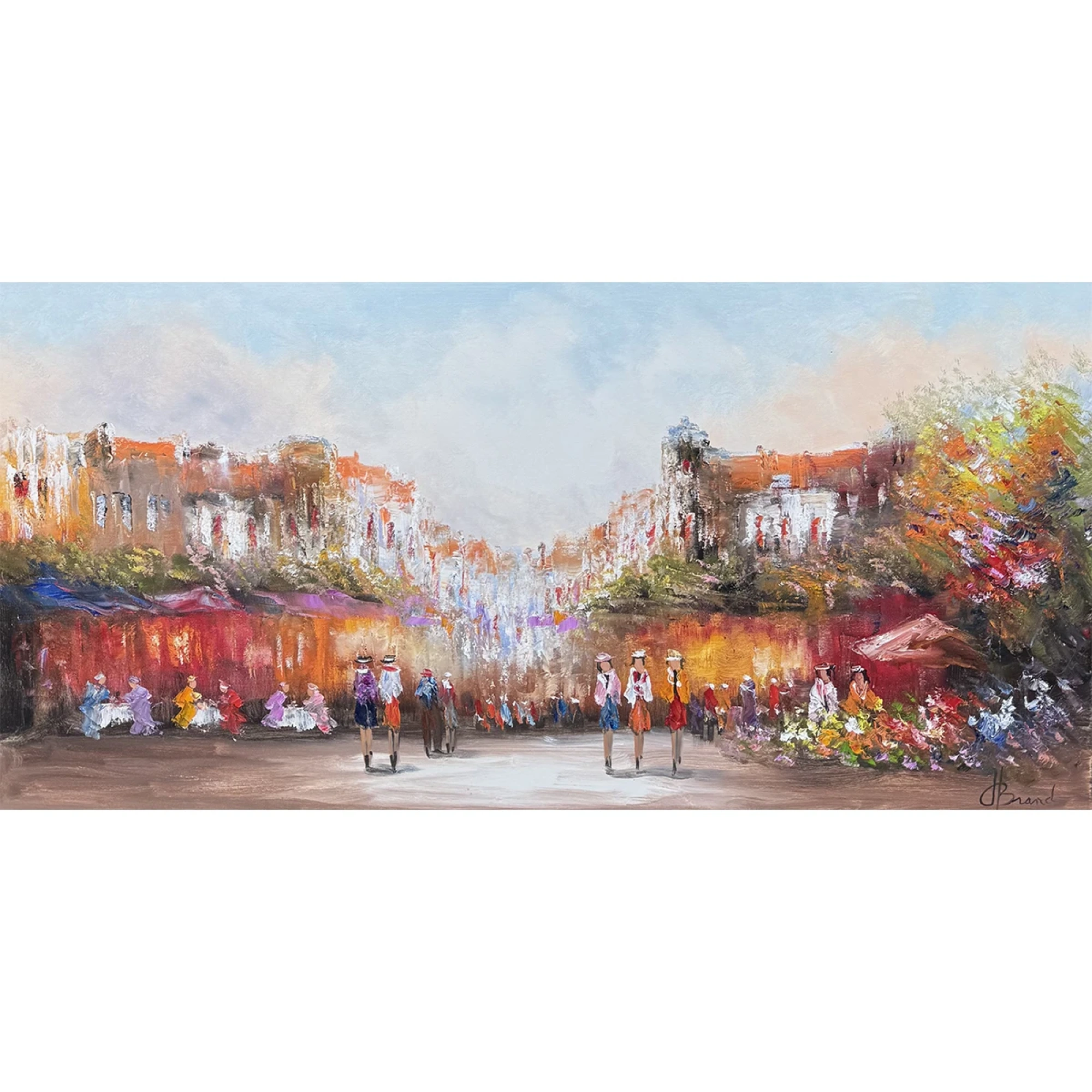 Schilderij Stadsgezicht IV