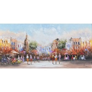 Schilderij Stadsgezicht III