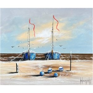 Zeegezicht Schilderij I