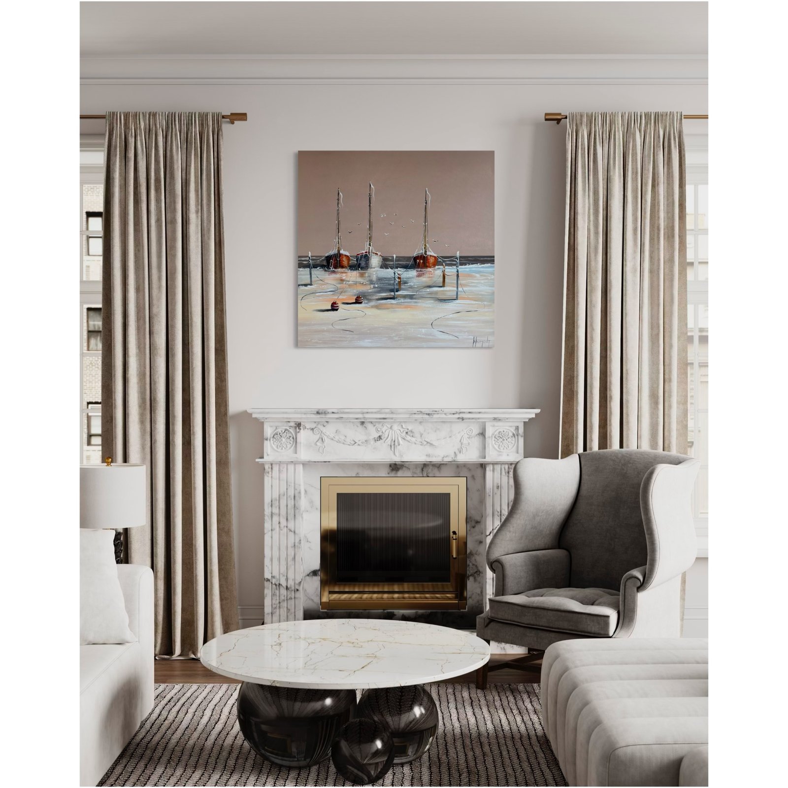 Zeegezicht Schilderij VII