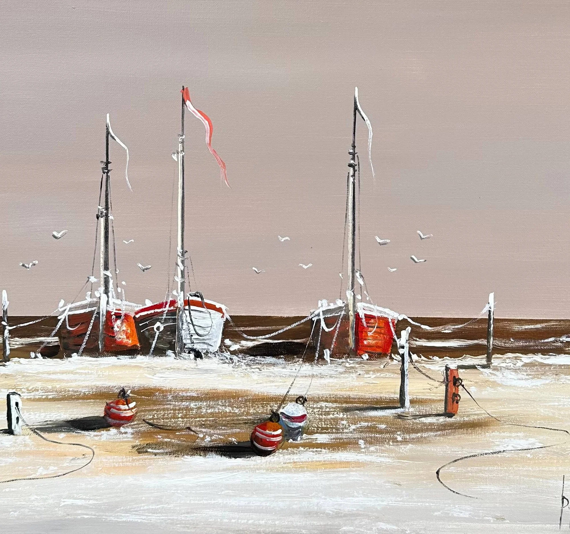 Zeegezicht Schilderij III