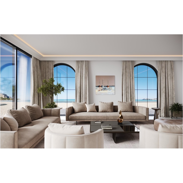 zeegezicht schilderij van daniel dumont