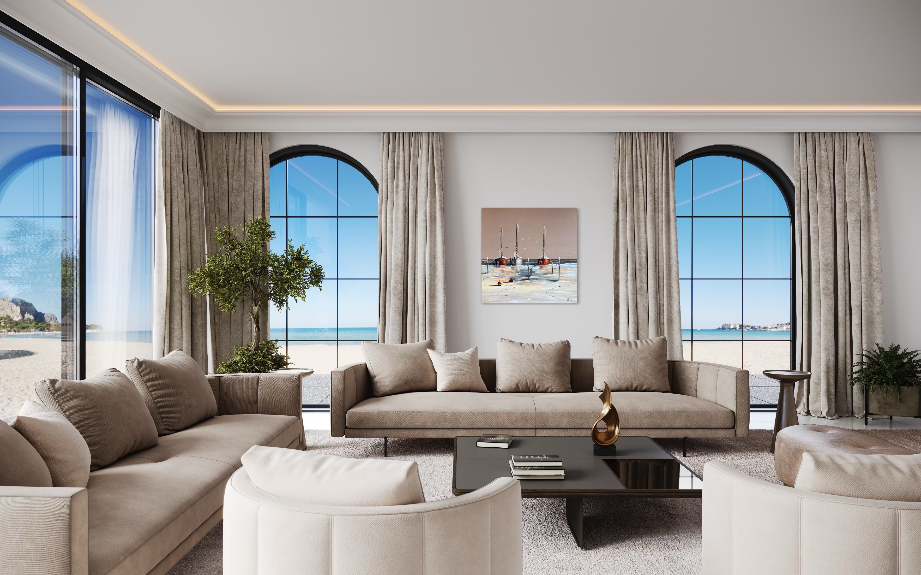 Zeegezicht Schilderij VII