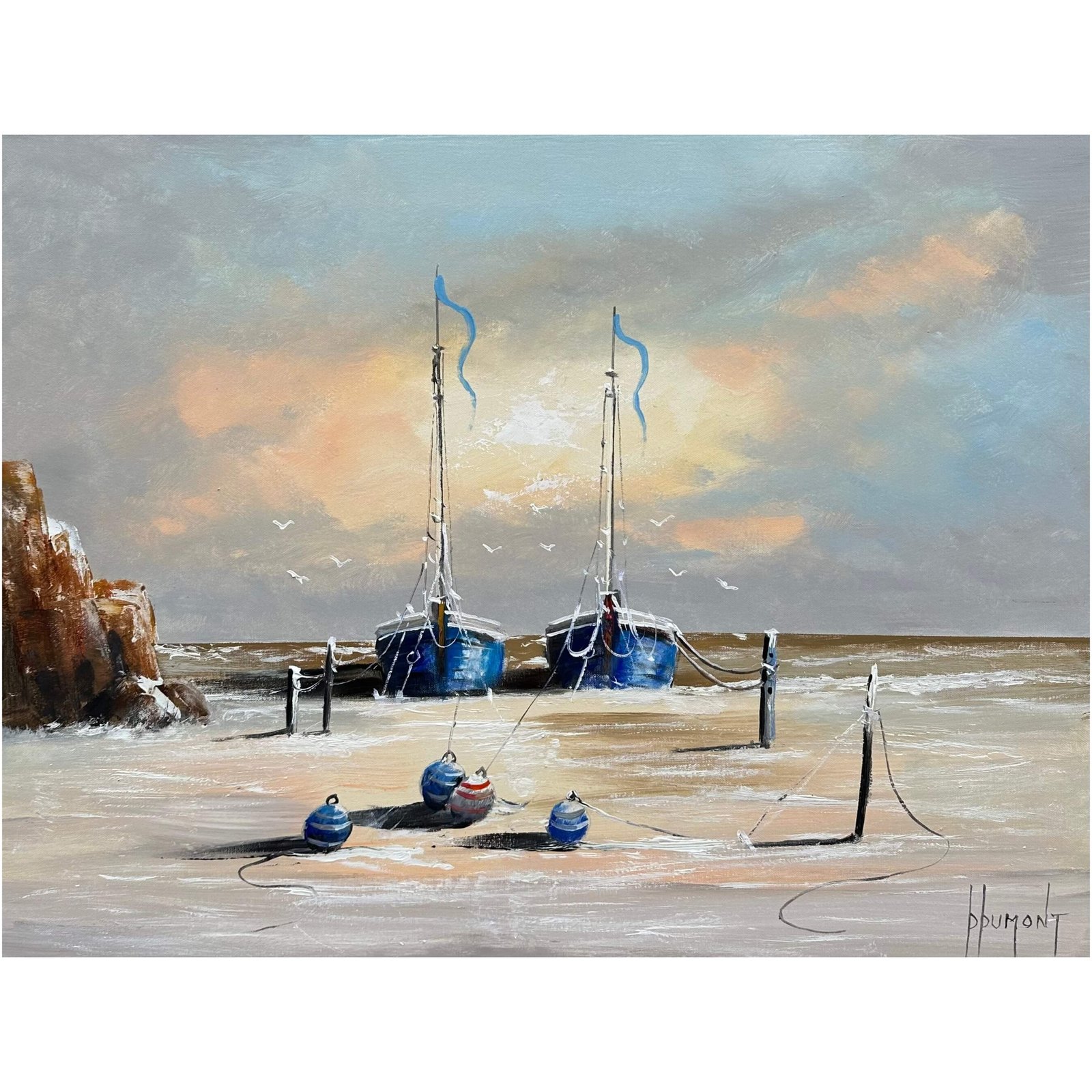 Zeegezicht Schilderij VI