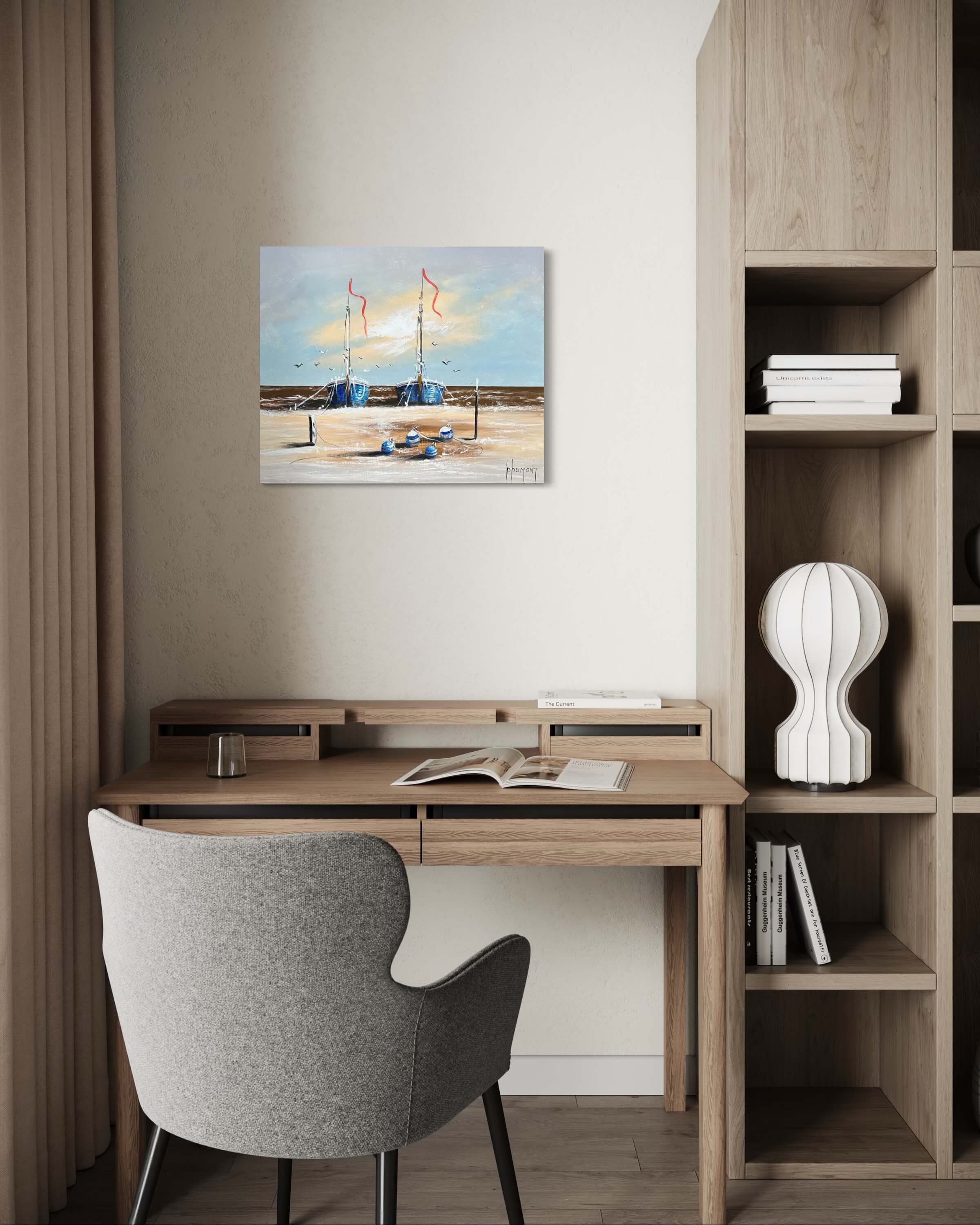 Zeegezicht Schilderij I