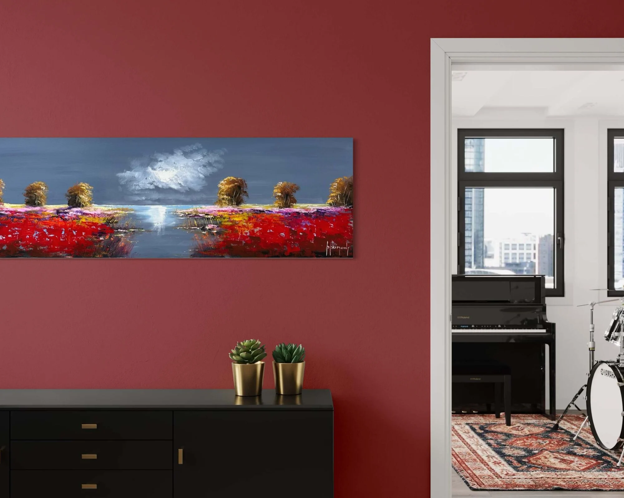 Landschap Schilderij II