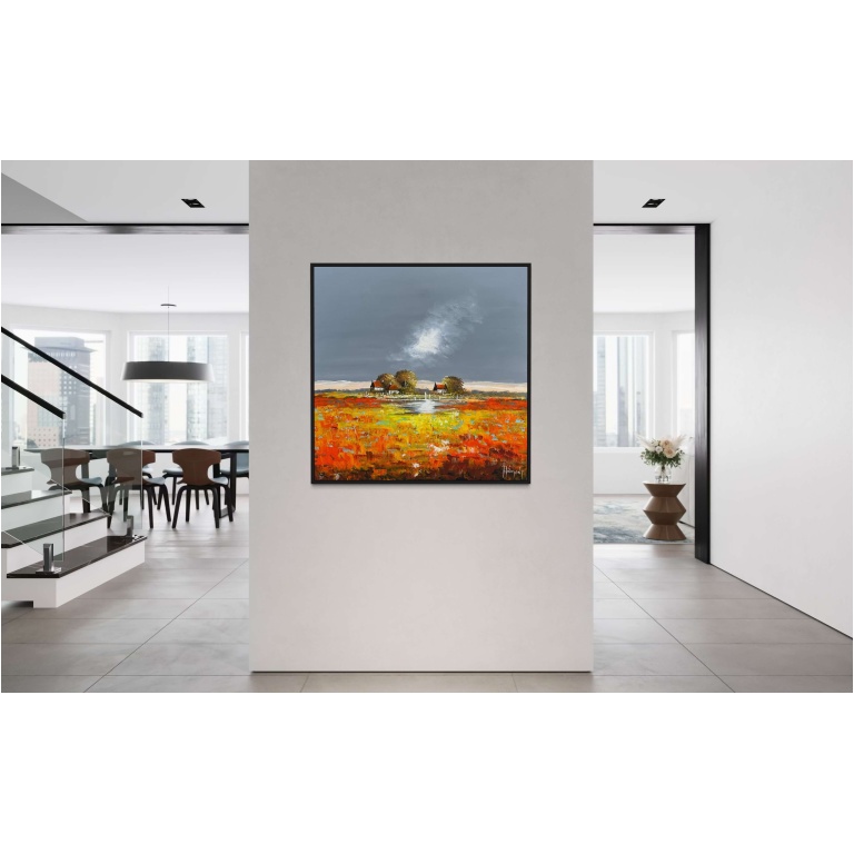 landschap schilderij van daniel dumont