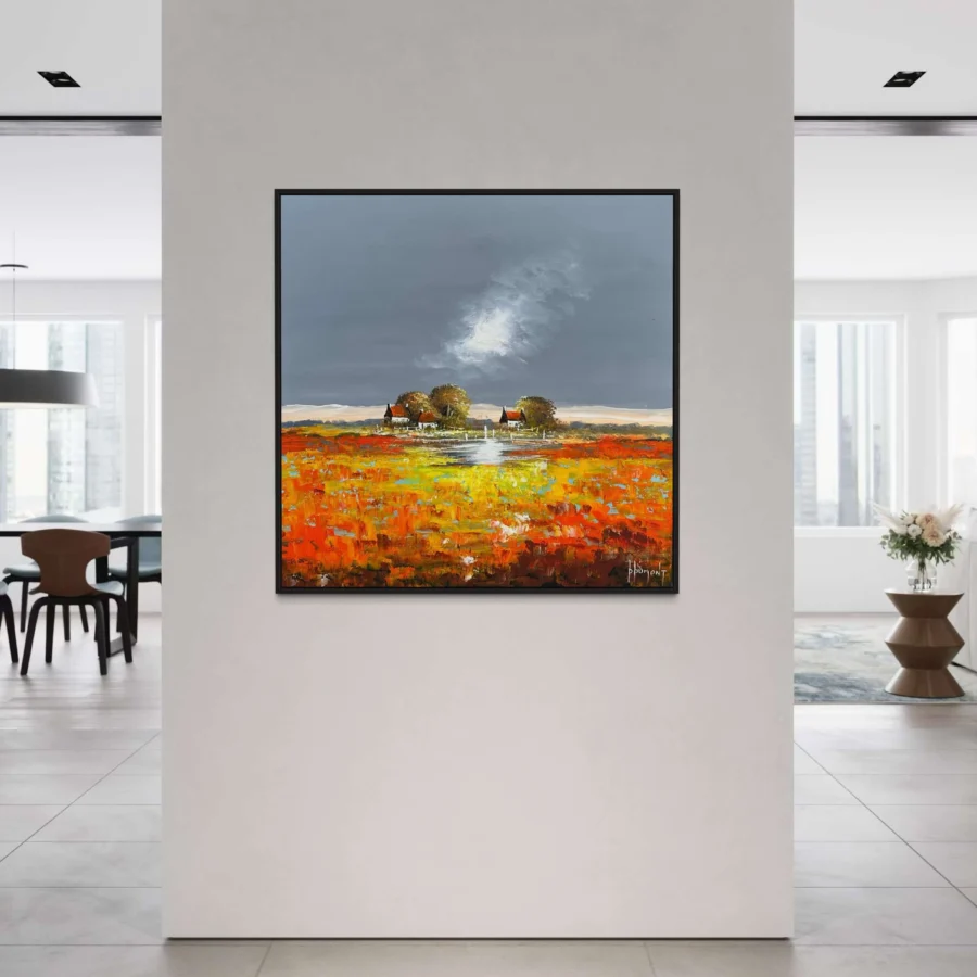 landschap schilderij van daniel dumont