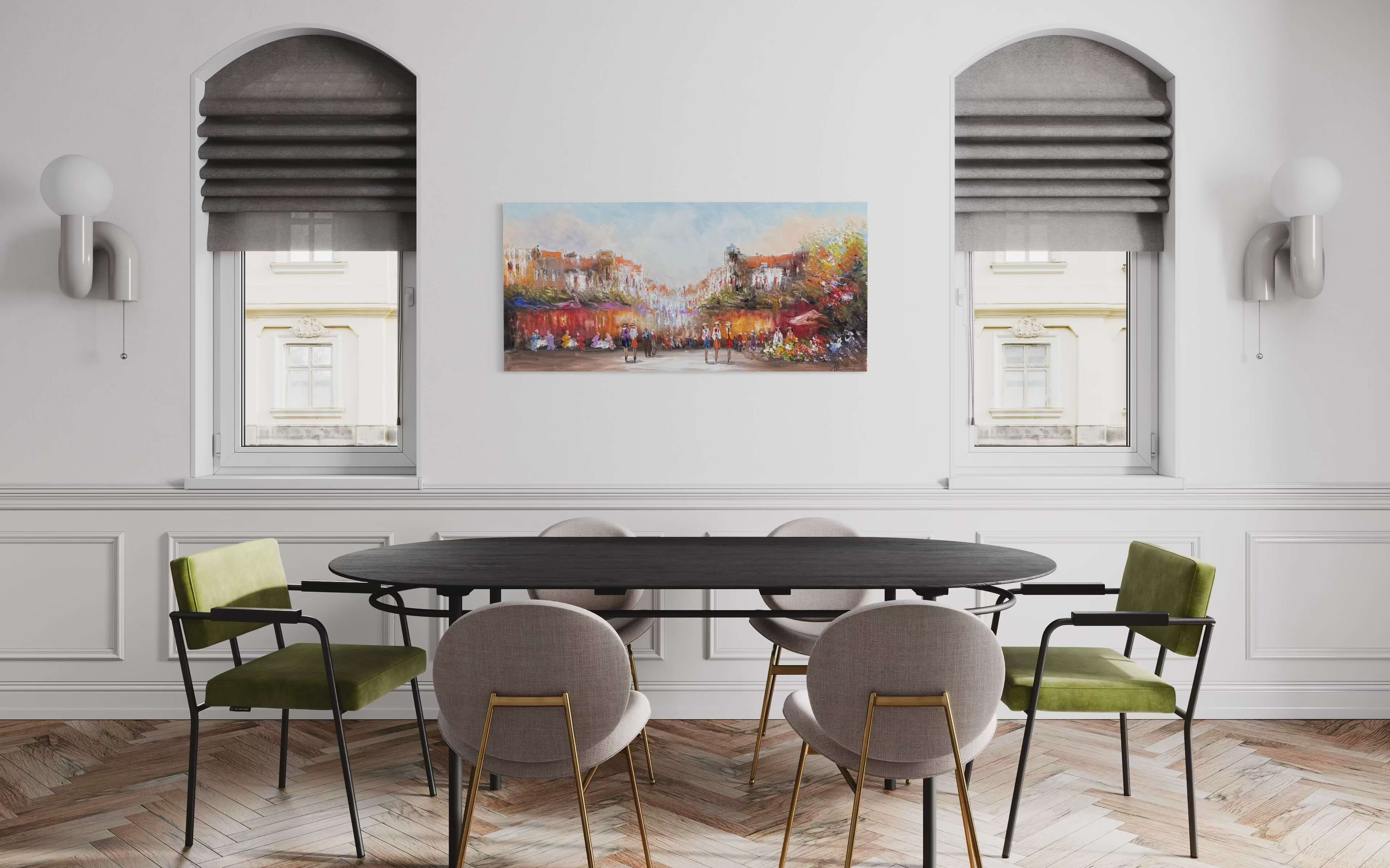 Schilderij Stadsgezicht IV