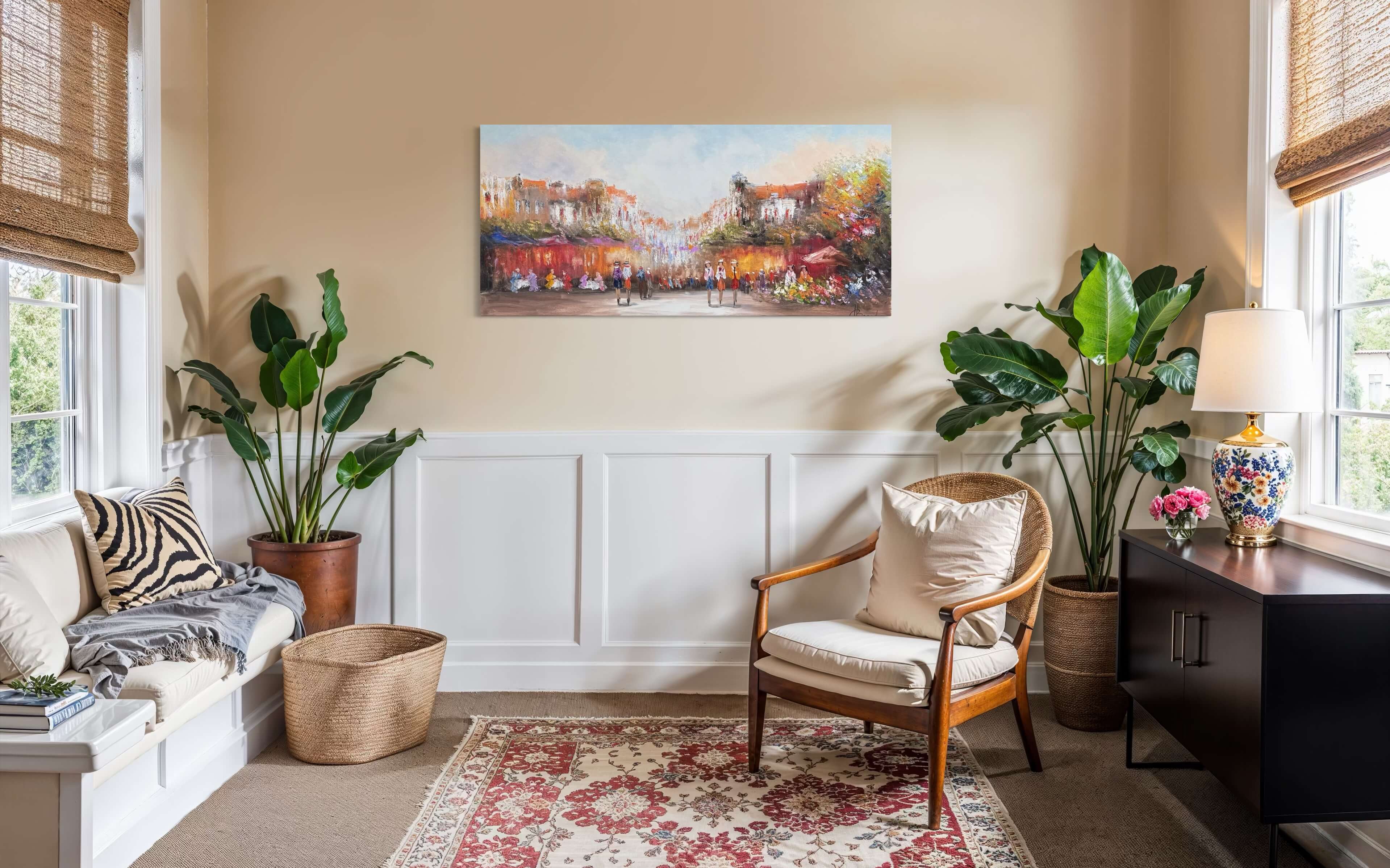 Schilderij Stadsgezicht IV