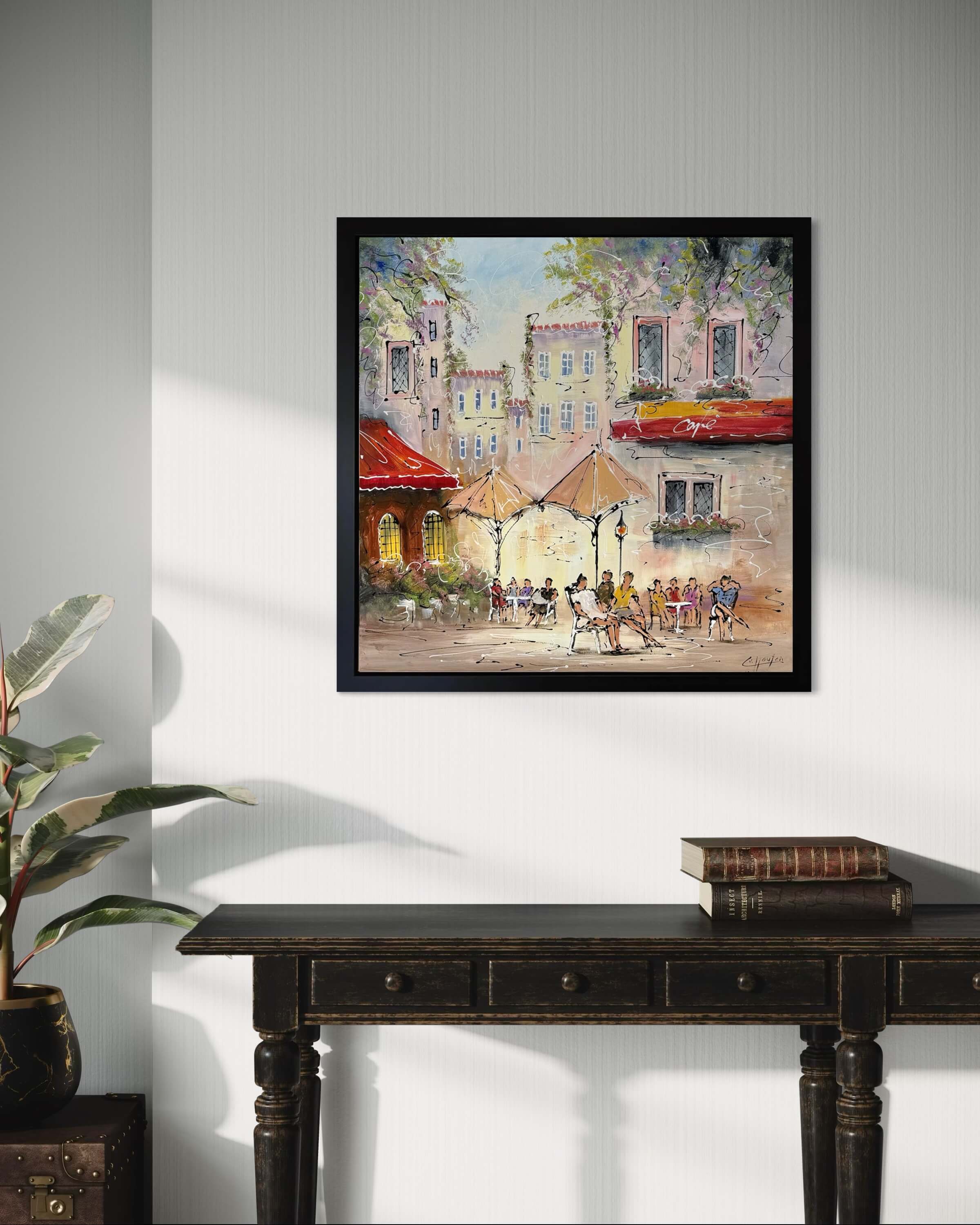 Schilderij Stadsgezicht IV