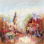 Schilderij Stadsgezicht VI