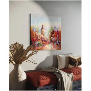 Schilderij Stadsgezicht VI