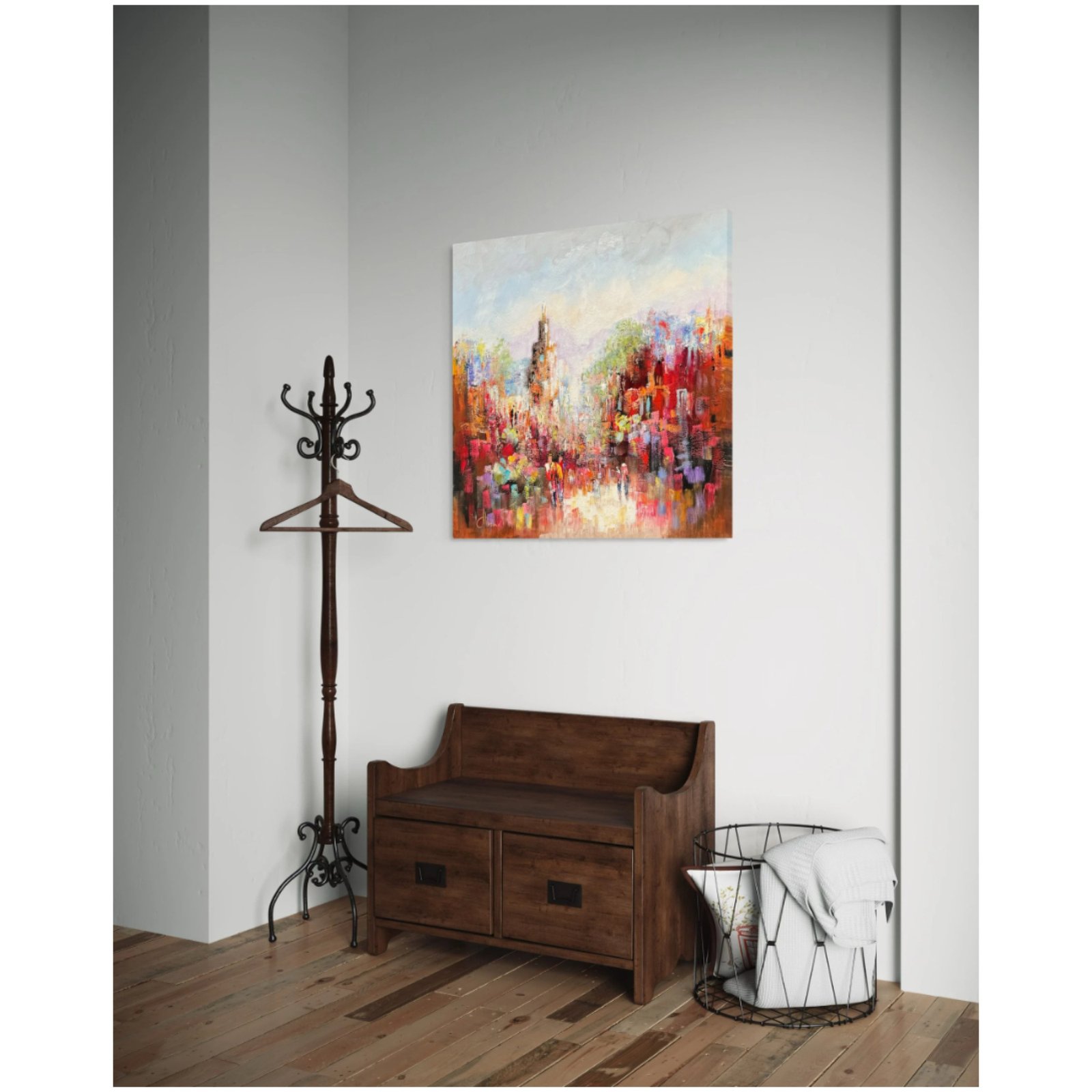 Schilderij Stadsgezicht VI