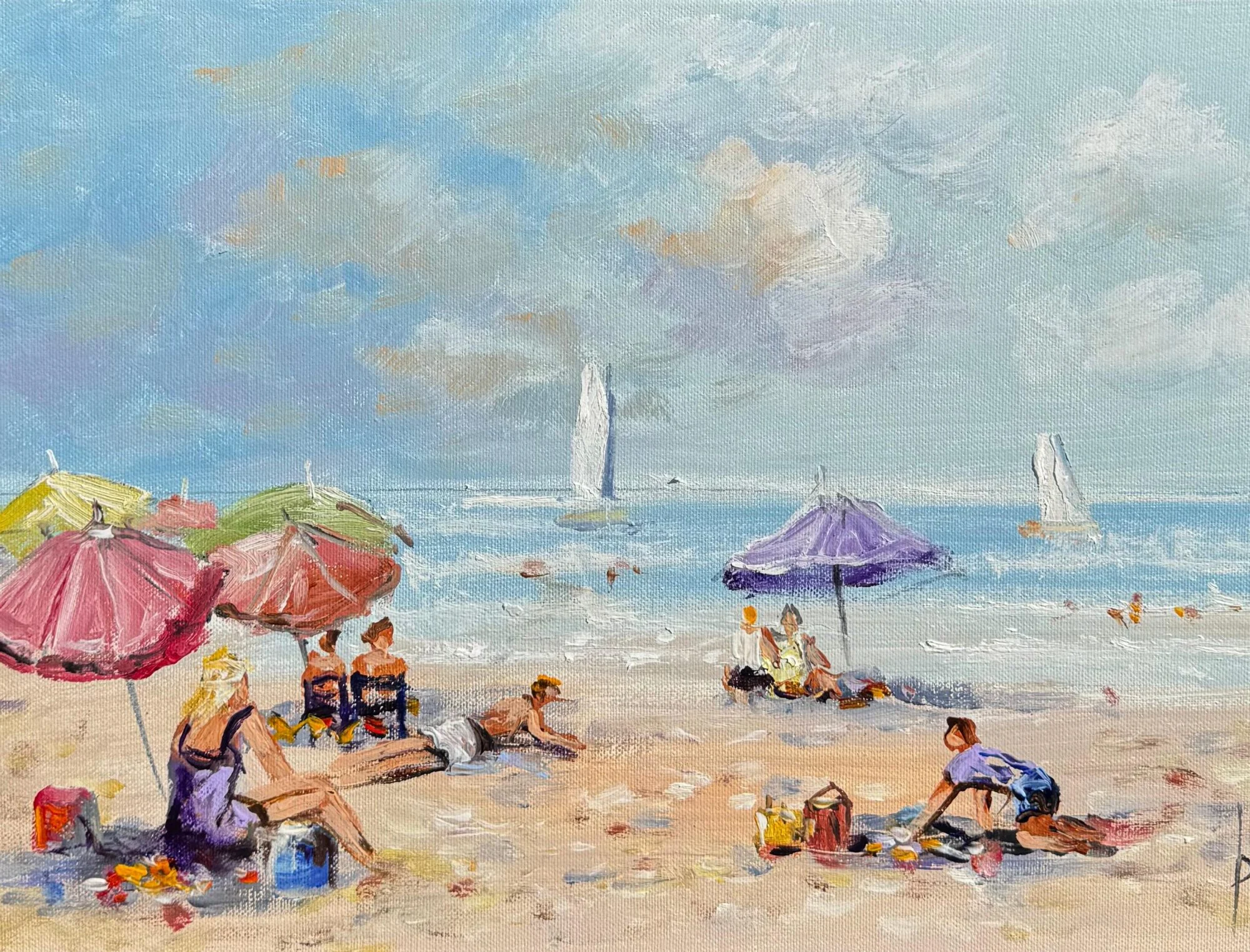 Strand Schilderij II