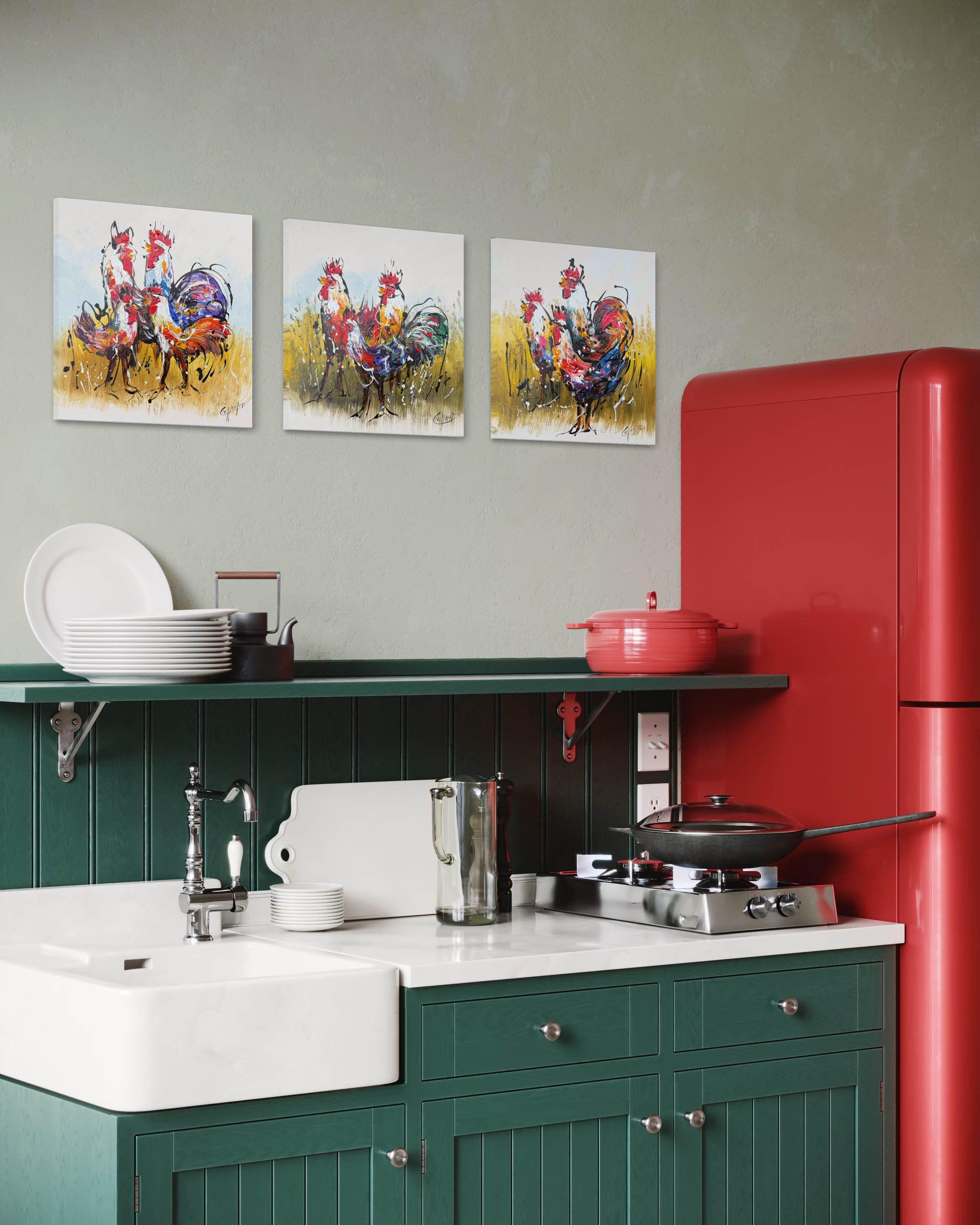 Dieren Schilderij II